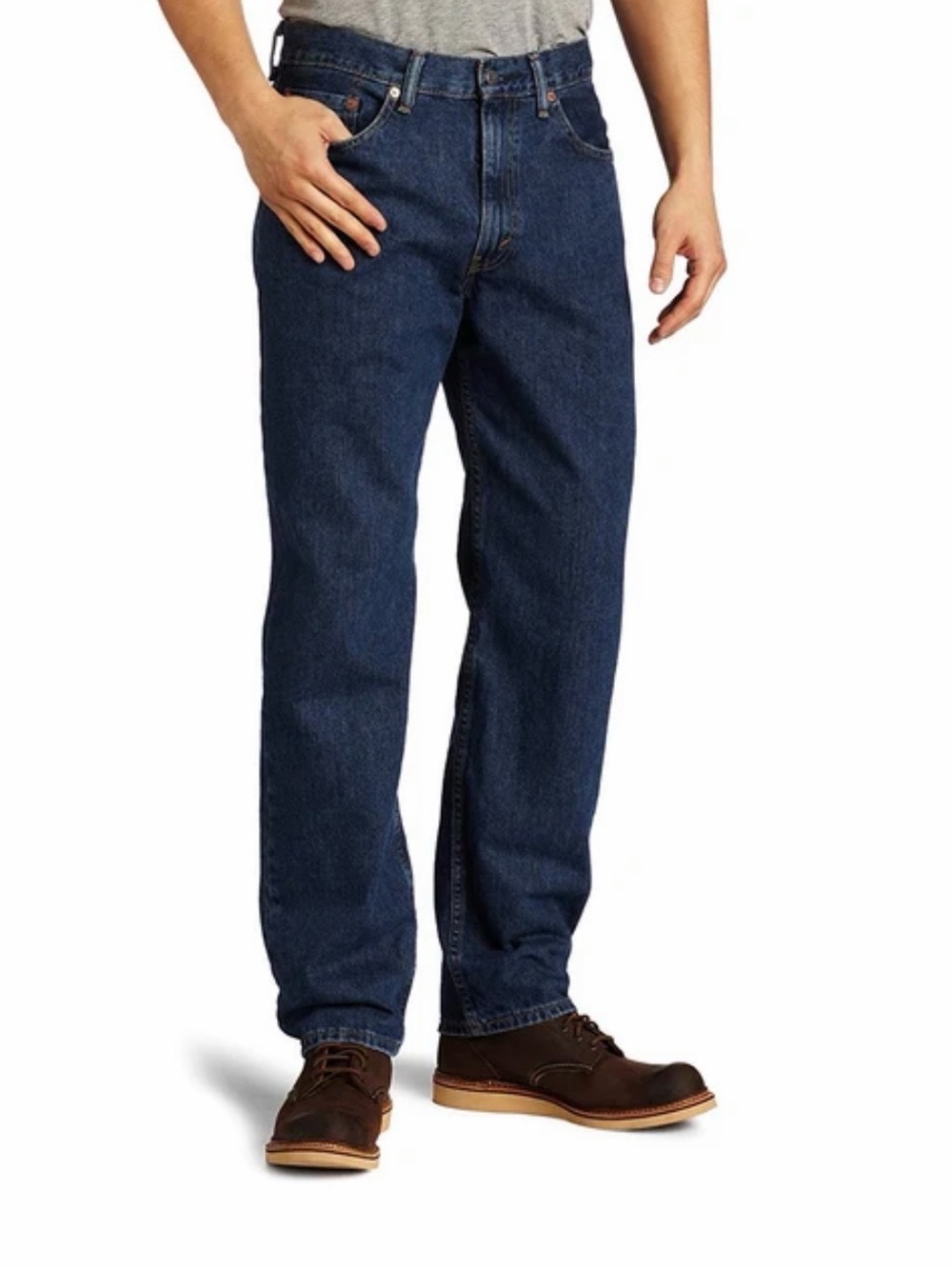 Levi’s 550 Relaxed Jeans Men’s 36x34 Dark Stonewash 100% Cotton NWT